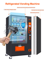 Máquina Expendedora Comercial de Bebidas y Aperitivos AFEN, Envío Rápido en 3 Días desde el Almacén de EE. UU., con Lector de Tarjetas para Bebidas