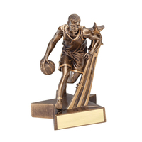 Trophée de basket-ball en résine Weivista 8 ''Motion Male