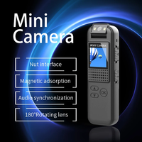 Caméra corporelle Full HD 1080P, caméra de sport extérieure CS08, mini caméra portable alimentée par batterie, enregistreur vidéo avec carte SD