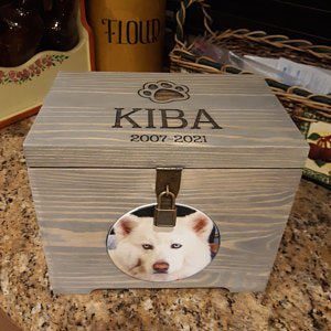 Customizable Modern Solid Wood Pet <strong>Urn</strong> High-End MDF Casket Memorial Cremation Ash <strong>Urn</strong> for <strong>Cats</strong> Humans Logo Options Custom Sizes - Product Image 3