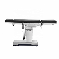 Table chirurgicale électrohydraulique ET600 avec glissière de 350 mm, capacité de charge de 400 kg, compatible bras en C, lit d'opération avec pont rénal