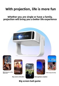 Mini Proyector Portátil Yinzam Q8, 300 Lúmenes, 1080P, Compatible con 4K, Enfoque Automático y Corrección Trapezoidal, <span class=keywords><strong>Cine</strong></span> <span class=keywords><strong>en</strong></span> Casa para el Hogar y la Educación - Product Image 5