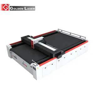 Mesin Pemotong Laser CO2 Kain untuk Karpet Poliester Lantai 3D Cetak Shaggy Lembut