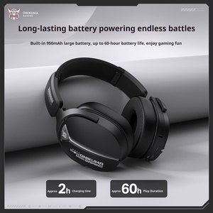 หูฟังเกมมิ่งไร้สาย <span class=keywords><strong>ONIKUMA</strong></span> GT887 แบบ Quad-Mode - 2.4G/BT/USB-C/3.5 มม. ไดรเวอร์แบบไดนามิก ลดการดีเลย์ ไมโครโฟนตัดเสียงรบกวน สำหรับการบิน - Product Image 5