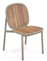 Ensemble table et chaises d'extérieur en acier inoxydable pour cour, jardin, terrasse, balcon, restaurant, mobilier commercial, imperméable et résistant au soleil
