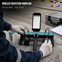 Testeur de fissures de béton sans fil GTJF800 pour l'inspection des ponts, tunnels, bâtiments et routes, mesure de la largeur et de la profondeur des fissures, données USB