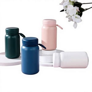 Vaso Aislado al Vacío de Acero Inoxidable 316, Diseño Estudiantil Bonito de Doble Uso con Pajita - Product Image 1