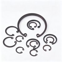 High Precision Carbon Steel Internal Circlip C Type Hole Retaining Ring Black Oxide Heat Treatment
