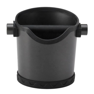 <b>Removable</b> Lever and Non-Slip Silicone Base, Espresso Dumpster Coffee Grounds Container - Product Image 1