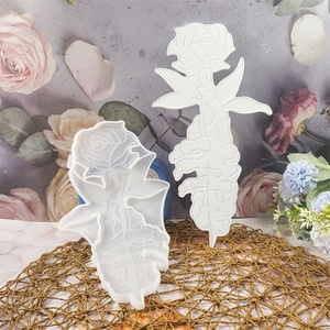 Handmade Resin Casting <b>Molds</b> for DIY Decorative Ornaments Ins Style Silicone Desktop Tools <b>Hand</b> held flower <b>Mold</b> X0015 - Product Image 4