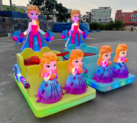 Voiture tamponneuse électrique Haohaole pour enfants, intérieur/extérieur, télécommandée, à batterie, avec minuterie, capacité 180 kg pour 2 passagers, en plastique PE