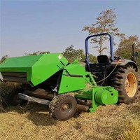 Mini-presse à balles rondes pour ensilage et paille, avec broyeur de paille intégré, pour ensilage et ensilage de maïs