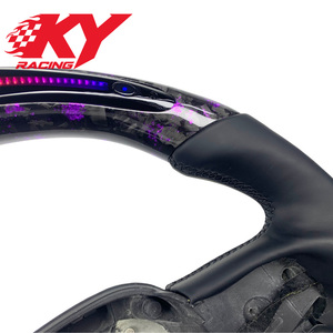 Volant sport en fibre de carbone avec LED personnalisé pour Chrysler 300C 300SRT SRT8, pour Dodge Charger Challenger Magnum - Product Image 2