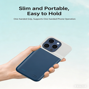 Batería Externa Portátil con Clip Trasero para Teléfono Móvil 17 Pro Max 17 Pro 16 15/14/13, Banco de Energía Inalámbrico Compacto de Litio - Product Image 6