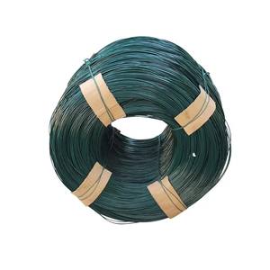 Fil de fer galvanisé recouvert de PVC vert/bleu/noir de 1 kg/bobine avec conducteur en cuivre et isolation en PVC, torsadé pour <span class=keywords><strong>corde</strong></span> à <span class=keywords><strong>linge</strong></span> - Product Image 2