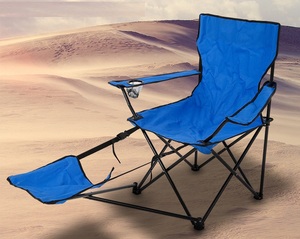 Silla de Playa Plegable Reclinable con Reposapiés, Estilo Moderno, para Viajes <span class=keywords><strong>y</strong></span> Campamentos - Product Image 2