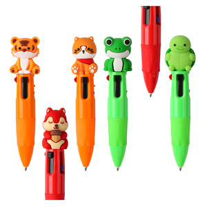 Penna a Pressione Multicolore Economica all'Ingrosso, Design Grazioso, Funzione di Scrittura Multitono per Set di Cancelleria per Bambini - Product Image 2
