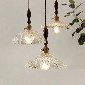 Lampe suspendue en verre minimaliste moderne, luminaire décoratif de plafond pour salon, hôtel, restaurant, café, luminaires confortables - Product Image 1