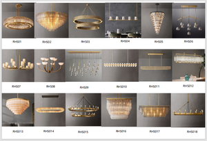 Lámpara de Techo de Cristal de Diseño Contemporáneo Personalizada Jiyuanlux, Lámpara Colgante LED de Vidrio Moderna y Lujosa para Sala de Estar, Estilo Francés Vintage - Product Image 4