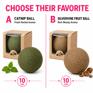 Balle durable en mélange de catnip pour chat, jouet de fitness pour améliorer l'agilité et offrir un plaisir durable - Product Image 2