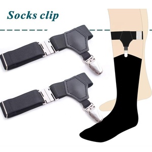 <span class=keywords><strong>Porte</strong></span>-jarretelles en nylon noir antidérapant pour hommes - Product Image 1