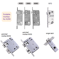 Serrure électronique numérique mini biométrique Wifi Tuya/TTlock App, capacité 250 empreintes digitales, compatible bois, loquet simple, US