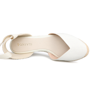 Sandalias de Plataforma con Tacón Inclinado y Correa en el Tobillo, Estilo Espadrilles, Transpirables y Ligeras, Nuevas Tendencias de Verano para Mujer - Product Image 5