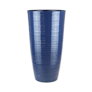 Maceta de Plástico PP Ligera y Duradera, Maceta Cilíndrica Alta con Ranuras <span class=keywords><strong>Horizontales</strong></span> para Hogar y Jardín, para Interiores y Exteriores - Product Image 2