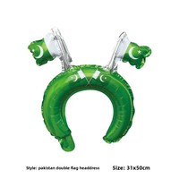 J'aime le Pakistan ballon décorations bandeaux Cheer Stick Pakistan drapeau fête Sport Football Football Match décoration