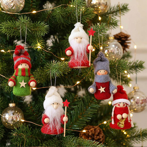 <b>Christmas</b> Handmade Knit Elf Gnome Ornaments Set of 5 Xmas Tree Decorations in Kraft <b>Gift</b> <b>Box</b> Xmas NYE <b>Gift</b> for Family Friends - Product Image 4