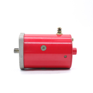 มอเตอร์ W-8940 ดีซี 12V 1.2KW 114 มม. แบบยึดหน้าแปลน สีแดง มอเตอร์ปั๊มน้ำมันไฮดรอลิก - Product Image 1