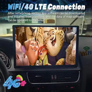 Lecteur vidéo multimédia de voiture pour AUDI A4 <span class=keywords><strong>S4</strong></span> <span class=keywords><strong>B8</strong></span> 13.3 pouces 2K écran Android 13 2013 2014 Stereo GPS Navigation Wireless Carplay - Product Image 2