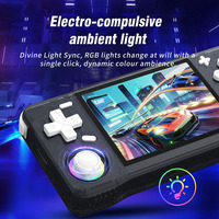 Consola de Juegos Portátil con Pantalla IPS de 4 Pulgadas, Doble Joystick, Sistema Linux, Carcasa de PC, RG351P, Wi-Fi, para Juegos de PS1 y N64 para Niños, Perfecta