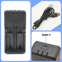 Chargeur USB double port de type C pour montre connectée, appareil photo, haut-parleur - Protection contre les surcharges à démarrage zéro tension, affichage LED