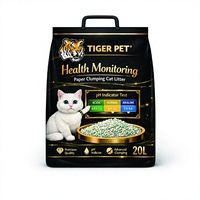 Litière pour chat écologique avec fonction de test de pH, 5 kg, blanche, agglomérante en papier sûr, pour les propriétaires de chats du monde entier