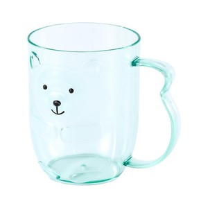 Bear Shaped Mouthwash Cup Transparent Plastic <b>Toothbrush</b> <b>Holder</b> For Bathroom Children And Couples Simple Style - Product Image 5