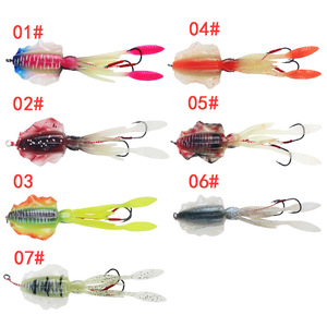 Señuelo de Pesca Ya Jie para Calamar, 15cm 60g, Cebo Suave para Pesca en Agua Salada, Señuelo para Pesca en Barco - Product Image 4