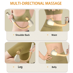 Martillo de masaje de diseño curvo flexible para aliviar el dolor muscular masajeador de martillo vibrador de mano inalámbrico - Product Image 4