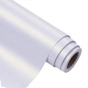 Purple Matte Specialty <b>Paper</b> Gift <b>Wrapping</b> <b>Roll</b>-Recyclable 12M X 43cm Solid Color Bright for <b>Christmas</b> Birthday Wedding - Product Image 3