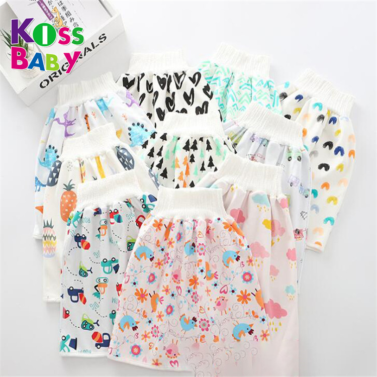 Удобная многоразовая детская юбка для подгузников для взрослых шорты 2 в 1 ткань моющаяся Водонепроницаемая детская юбка для подгузников для малышей