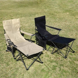 Silla Reclinable 2 en 1 de Grado Profesional con Reclinación Ajustable para <span class=keywords><strong>Playa</strong></span>, Jardín y Camping, Tela Oxford 600D y Acero - Product Image 1