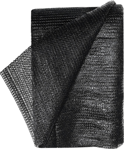 Malla de sombreo tejida de HDPE con estabilización UV 70-95% negra, bordes reforzados, ojales de aluminio, para invernadero, venta al por mayor, tamaño personalizado, directo de fábrica - Product Image 1
