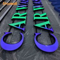 Insegna Luminosa 3D in Acrilico RGB Personalizzata con Icone Simili, Insegna Luminosa per Negozi, Logo Pubblicitario Personalizzato in Neon