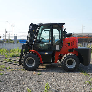 Настраиваемые навесные платформы 5 тонн дизельный внедорожный вилочный погрузчик - Product Image 5