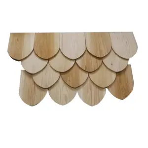 Wholesale High Quality Wood Shingles Wood Roofing Shingles On House
