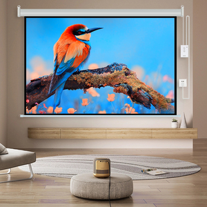 <span class=keywords><strong>150</strong></span>-inch Matte Trắng điện tử cơ giới màn hình chiếu điều khiển từ xa HD tường/trần gắn cho nhà Rạp chiếu phim văn phòng - Product Image 6