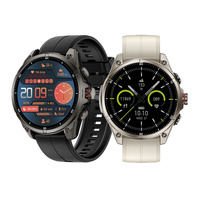 Reloj Inteligente Deportivo con Pantalla Redonda para Actividades al Aire Libre, Batería de Gran Capacidad de 670 mAh, 5 ATM, GPS, Brújula, Altímetro, Pantalla AMOLED de 1.43 Pulgadas, Cronógrafo de Gel de Sílice
