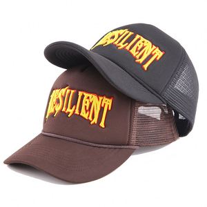 Custom <b>Camo</b> Embroidery Logo Trucker Hat 5 Panel Baseball Trucker <b>Cap</b> Foam Trucker Hats Mesh <b>Cap</b> - Product Image 5