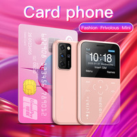 MTK6261M S10P Mini teléfono móvil 2G GSM 400mAh 1,5 ''Pantalla LED Pantalla HD Teléfonos de tamaño pequeño para niños de moda Inglés