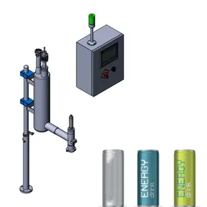 Machine de dosage remplissante automatique d'azote liquide machine d'emballage de jus machine de remplissage d'eau minérale et de jus de fruits CE ,EMA4X